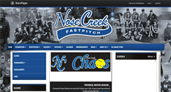 Desktop Screenshot of nosecreeksoftball.ca